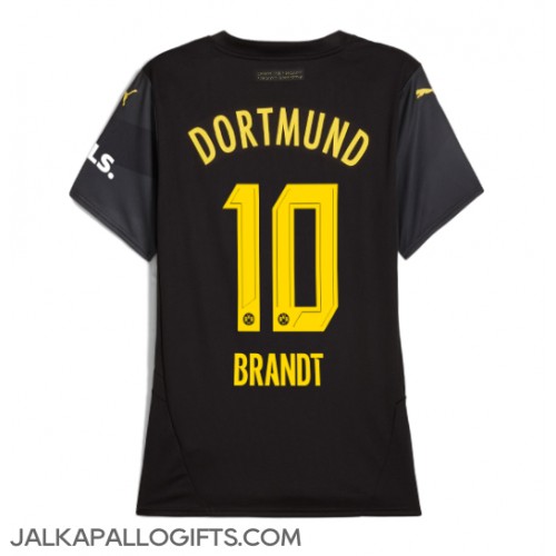 Borussia Dortmund Julian Brandt #10 Vieraspaita Naiset 2024-25 Lyhythihainen